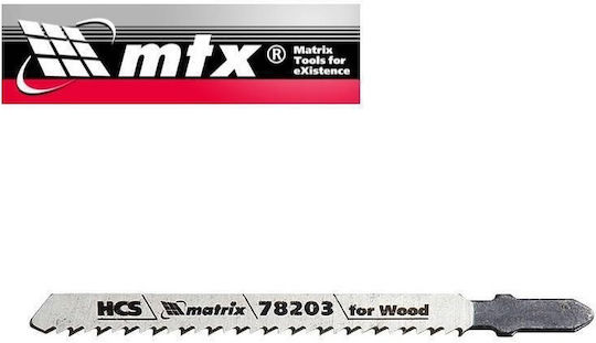 MTX Jig Saw Blade for Wood 75mm 3pcs 782039