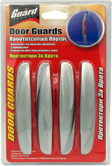 Guard Guard Door Guards for Car Door 4pcs Silver