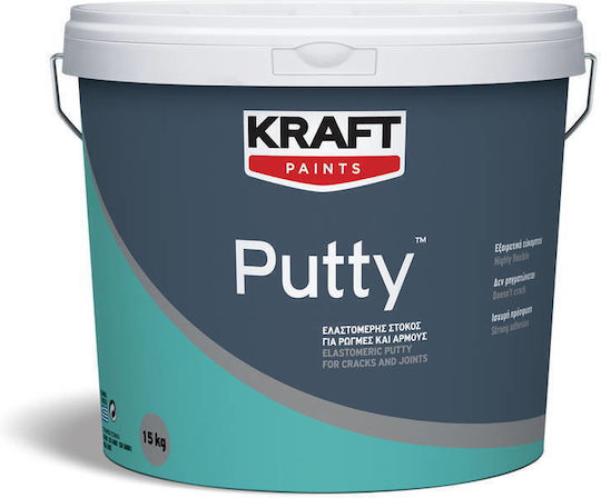 Kraft Wood Putty Flexible / Water Gray 4kg
