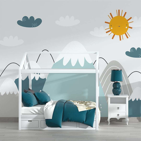 Caravelshop Embossed Kids Paper Wallpaper L250xH270cm