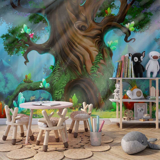 Caravelshop Embossed Kids Paper Wallpaper L350xH270cm