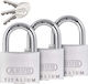Abus Titalium 54TI/40 Padlock Brass with Key Silver 1pcs