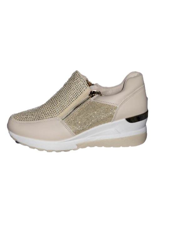 Plato Damen Sneakers Beige