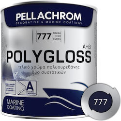Pellachrom Polygloss A+B Farben Oberbau Boot 0....