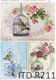 ITD Collection Hârtie de orez Decoupage
