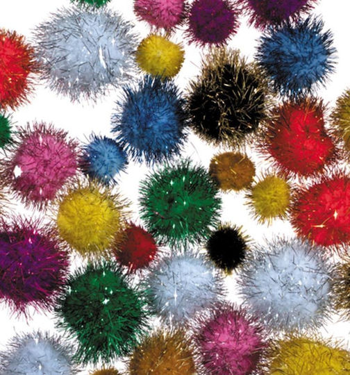 Next Pom Pom Handwerk Mehrfarbig Set 100Stück