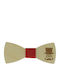 JFashion Baby Wooden Bow Tie Beige