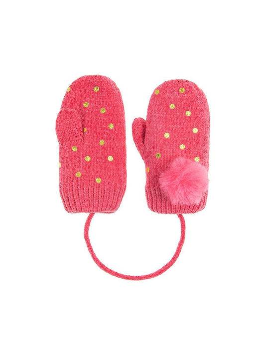 Cool Club Knitted Kids MIttens Pink