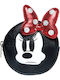 Disney Minnie Mouse Angry Παιδικό Πορτοφόλι με Φερμουάρ Μαύρο
