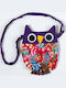 Silk Fashion Kids Wallet Purple