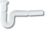Spek Kunststoff Siphon Spülbecken Flexibel mit Ausgang 32mm Weiß