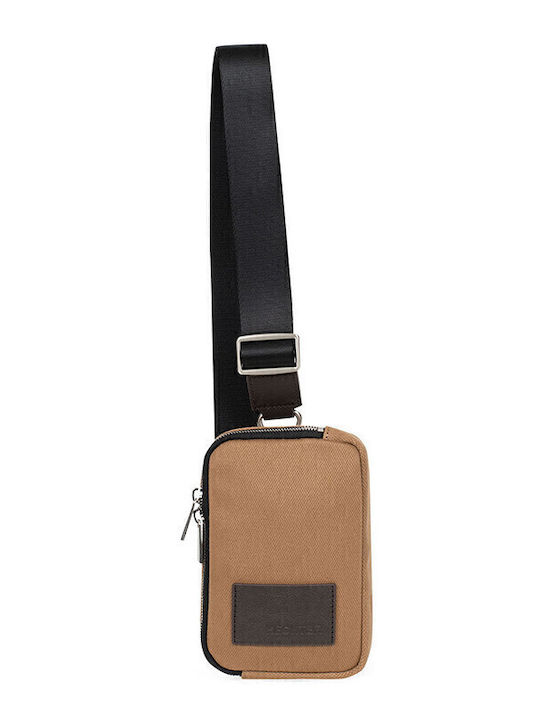 Herrentasche Schulter / Crossbody Tabac Braun