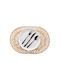 Butlers Platzdeckchen Korbweide Braun 51x35cm 1Stück