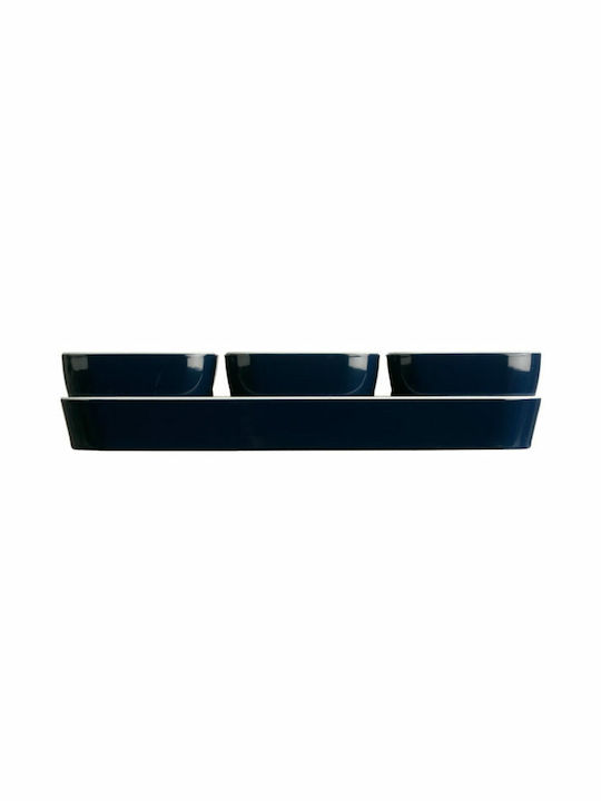 Marine Business Πλαστική Ορντεβιέρα 3 Θέσεων με Βάση Μπλε Ø27cm Π9xΜ27cm 4τμχ