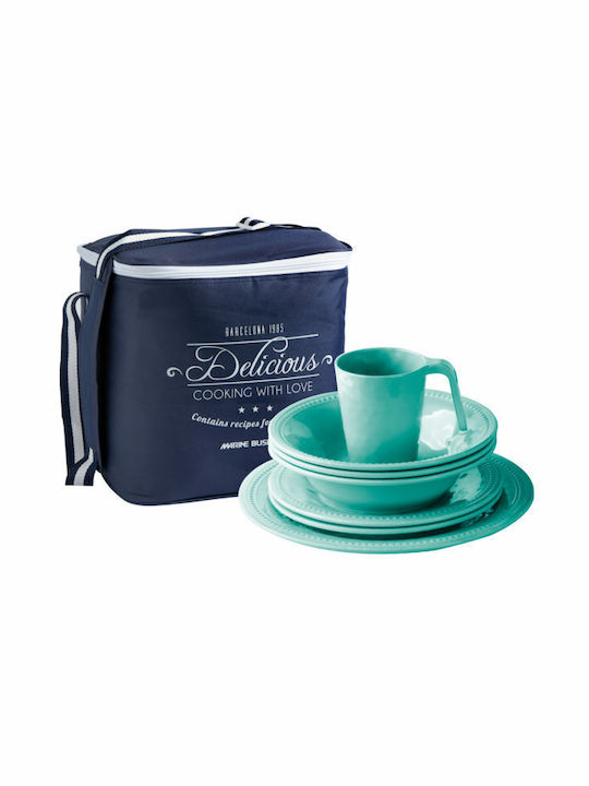 Marine Business Verde Porțelan Set de Vase 16buc