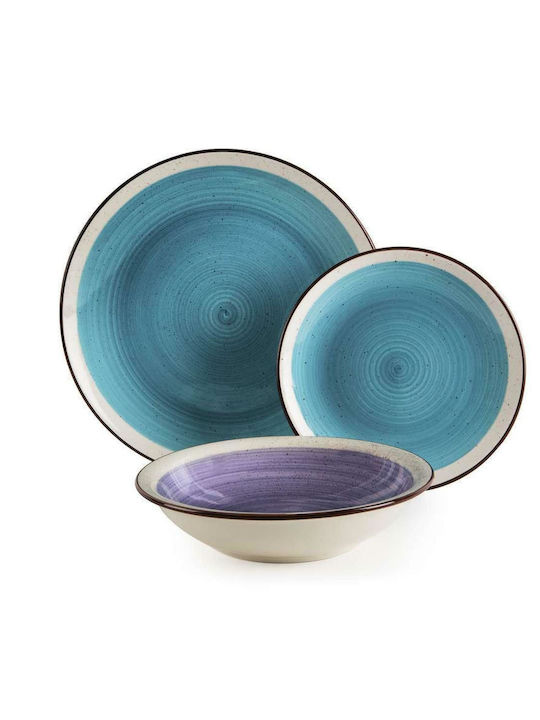 Excelsa Multicolor Ceramică Set de Vase 18buc