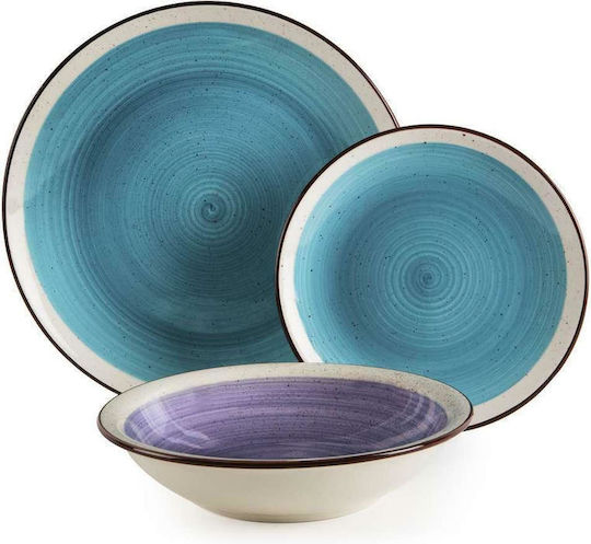 Excelsa Multicolor Ceramică Set de Vase 18buc