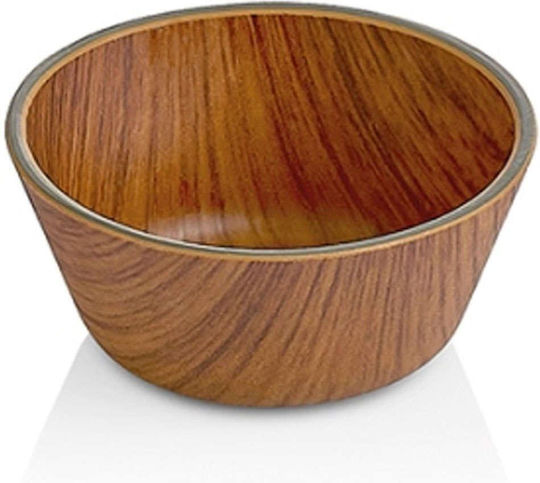 Evelin Evelin Servierschale Rund Kunststoff Braune mit Durchmesser 7cm