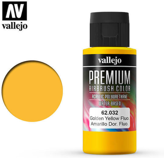 Acrylicos Vallejo Χρώμα Μοντελισμού σε Spray σε Κίτρινο χρώμα 60ml