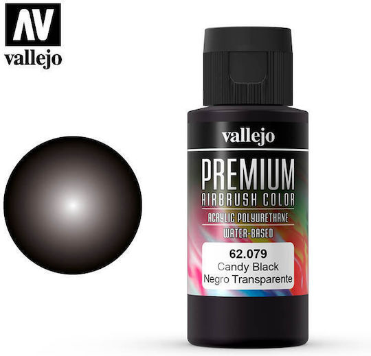 Acrylicos Vallejo Цвят За Моделиране Спрей В Черен Цвят 60ml