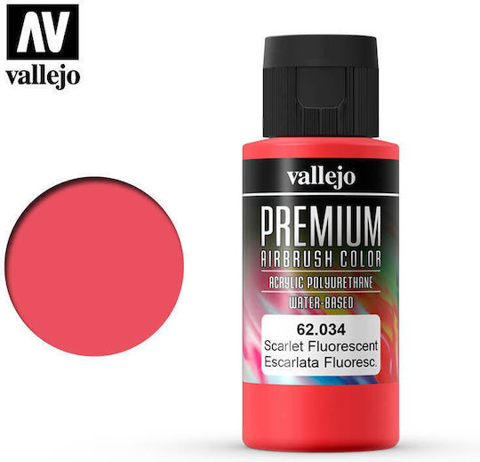 Acrylicos Vallejo Modellbau-Farben in Spray in Rote Farbe 60ml