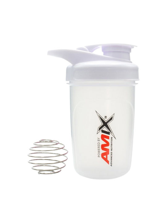 Amix Shaker Πρωτεΐνης 300ml Πλαστικό Λευκό