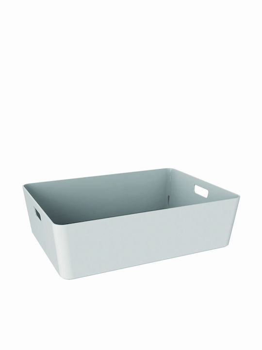 DEA home Καλάθι Αποθήκευσης Πλαστικό Λευκό 10.7lt