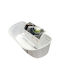 TnS Storage Basket Plastic White 2.2lt 1pcs