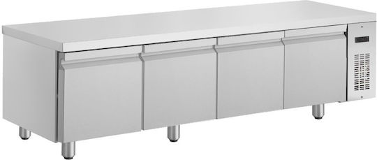 Inomak Werkbank-Kühlschrank ohne Kompressor H64.3xB224xT70cm