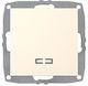 Mono Electric Recessed Wall Switch Gold