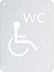 Metalor Πин WC Инвалиди 12x16см Metalor Πин WC Инвалиди 12x16см