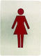 Metalor WC Sign Women's 6x8cm