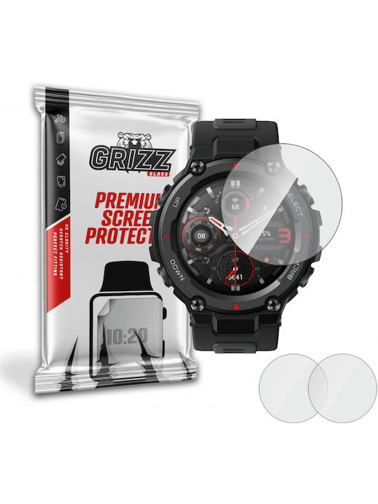 GrizzGlass HybridGlass Tempered Glass pentru Amazfit T-Rex / T-Rex Pro 1buc