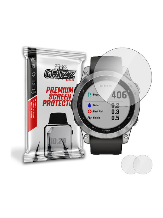 GrizzGlass HybridGlass Tempered Glass για το Garmin Fenix 7 1τμχ