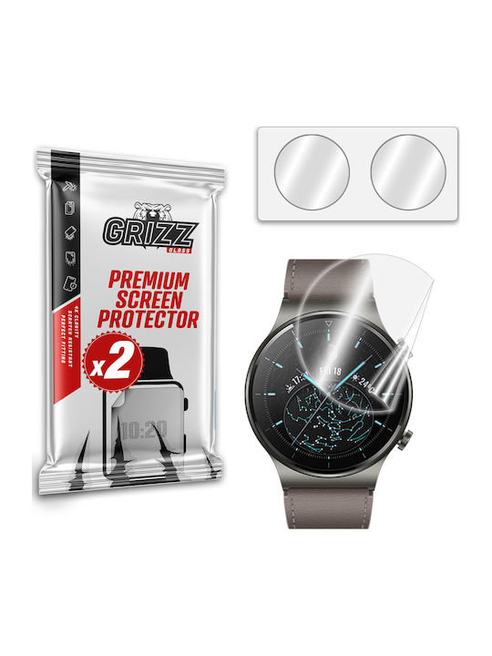 GrizzGlass CeramicFilm Screen Protector για το Huawei Watch GT 3 Pro 46mm 1τμχ