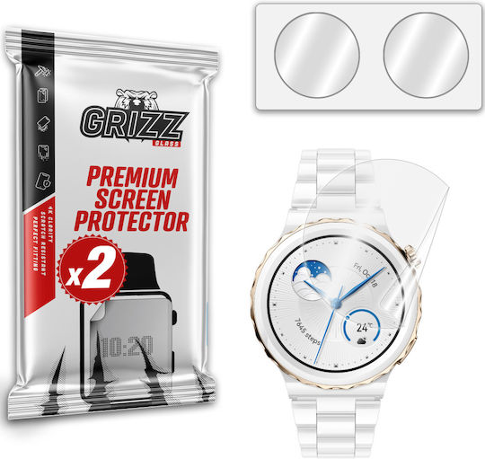 GrizzGlass CeramicFilm Screen Protector για το Huawei Watch GT 3 46mm 1τμχ