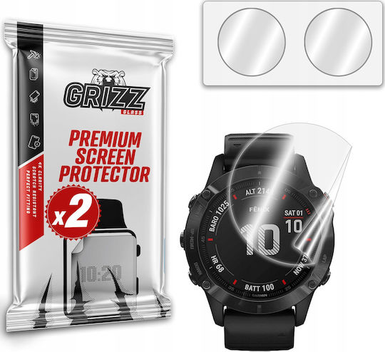 GrizzGlass CeramicFilm Screen Protector για το Garmin Fenix 6X/6X Pro 1τμχ