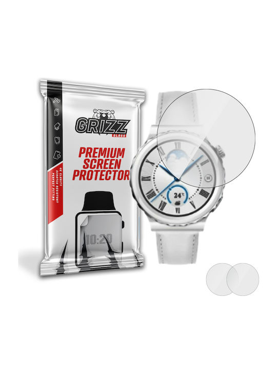 GrizzGlass HybridGlass Tempered Glass pentru Huawei Watch GT 3 Pro 43mm - Ceas Huawei GT 3 Pro 43mm 1buc