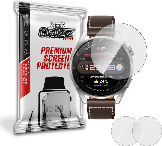 GrizzGlass HybridGlass Tempered Glass για το Huawei Watch 3 Pro 1τμχ