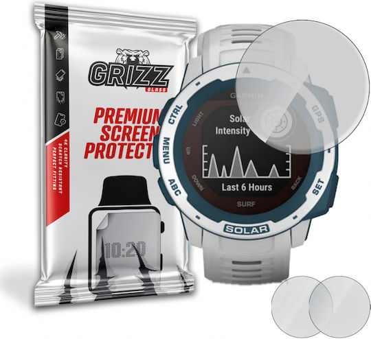 GrizzGlass Paperscreen Screen Protector for the Garmin Instinct 1pcs