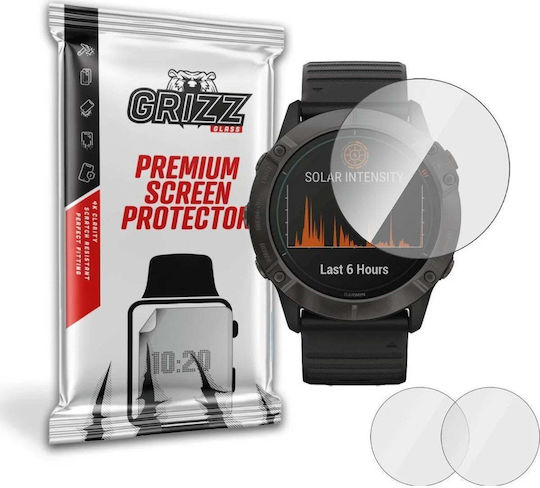 GrizzGlass HybridGlass Tempered Glass pentru Garmin Fenix 6X/6X Pro 1buc