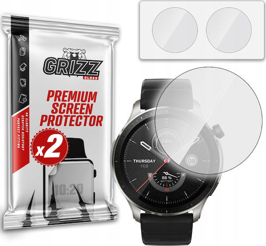 GrizzGlass HybridGlass Закалено стъкло за Amazfit GTR 4 1бр