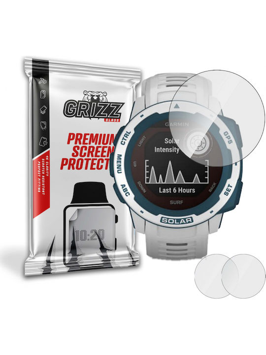 GrizzGlass HybridGlass Tempered Glass pentru Garmin Instinct 1buc