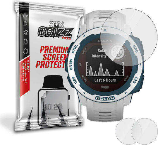 GrizzGlass HybridGlass Tempered Glass για το Garmin Instinct 1τμχ