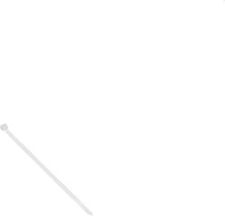 Orno Δεματικά Καλωδίων Πλαστικά 200mmx3.5mm σε Λευκό χρώμα (25τμχ) (OR-AE-13199/5/40/25)