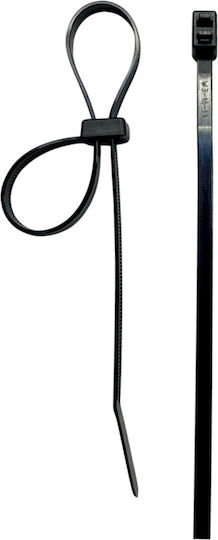 Spap Plastic Cable Ties 200mm x 2.8mm in Black Colour (100 pcs)