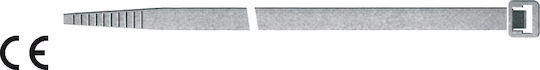 Maurer Plastic Cable Ties 610mm x 9mm in Grey Colour (100 pcs) 94856