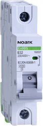 Noark Automatische Sicherung 10A Einpolig 100186