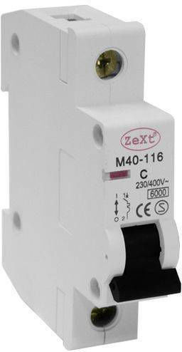 Zext Αυτόματη Ασφάλεια 50A Μονοπολική AC A00-M401P-C50