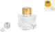 Little Bottle from Glass 100ml (5pcs) Gold